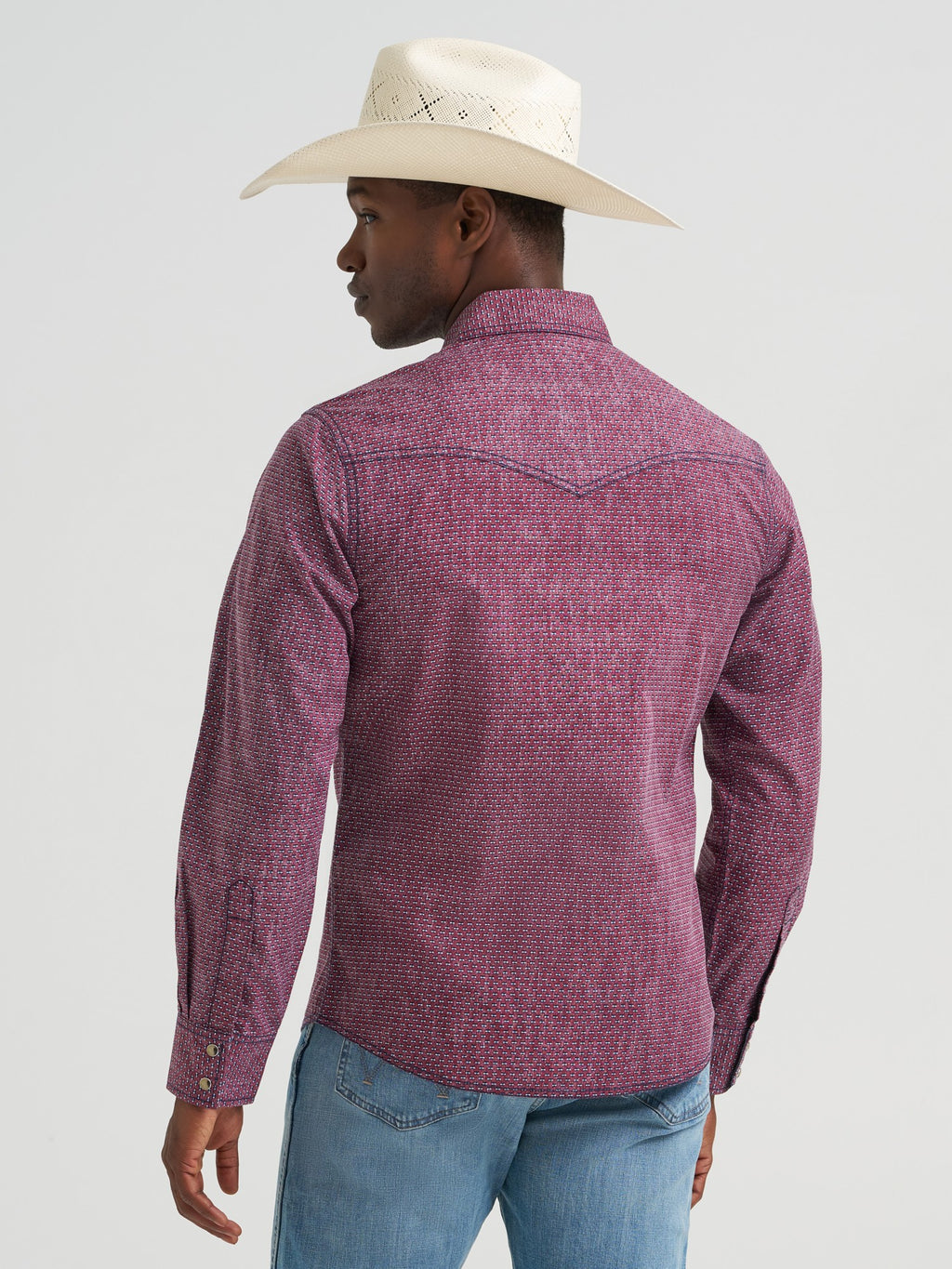 Wrangler Mens West Men Retro Premium Ls Prt - view 4