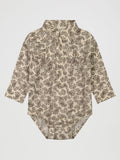Wrangler Baby Boy Long Sleeve Bodysuit Tan 112381489