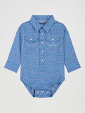 Wrangler Baby Boy Long Sleeve Bodysuit Blue 112381490