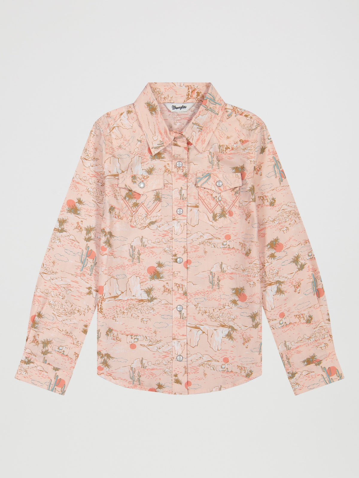 Wrangler Girls Western Snap Shirt