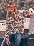 Wrangler Womens Retro Vintage Sherpa Zip Pullover Cream 112382729
