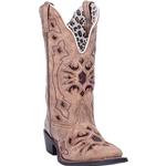 Laredo Womens Queen of Diamonds Tan Western Cowgirl Boot-51149