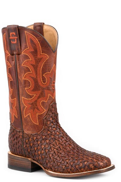 Stetson Mens Harlan Western Cowboy Boot 20-8607-4166BR