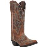 Laredo Womens Adrian Honey/turq Western Cowgirl Boot-52412