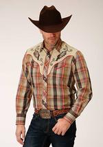 Roper Mens Plaid Shirt-01-024-6028MU