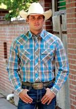 Roper Mens Tin Haul Mens L/S Shirt Snap-01-062-469