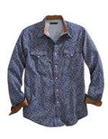 Roper Mens Tin Haul Mens L/S Shirt Snap-01-064-4025