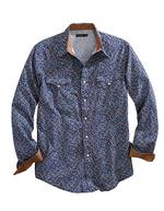 Roper Mens Tin Haul Mens L/S Shirt Snap-01-064-4025
