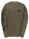 Caterpillar Cat Clothing Trademark Banner L/S Tee-1510034-10639