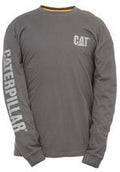 Caterpillar Cat Clothing Trademark Banner L/S Tee-1510034-88F