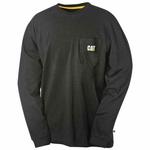 Caterpillar Cat Clothing Trademark Pocket L/S Tee-1510053-016