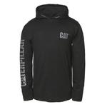 Caterpillar Cat Clothing Trademark Banner Hooded Tee-1510425-016