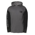 Caterpillar Cat Clothing Trademark Banner Hooded Tee-1510425-10934