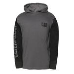 Caterpillar Cat Clothing Trademark Banner Hooded Tee-1510425-10934