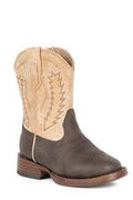 Roper Kids Billy Tan Brown Sq Toe-17-1900-079BR