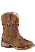Roper Kids Lola Brown/Pink Metallic-17-1903-2133BR