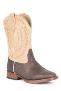 Roper Kids Billy Tan Brown Sq Toe-18-1900-079BR