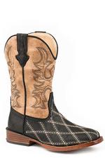 Roper Kids Children Cross Cut Black-18-1900-2482BL