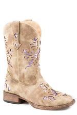 Roper Kids Children Lola Tan Purple-18-1903-2132TA
