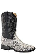 Roper Mens Peyton Python Natural Wht-20-6510-8172WH