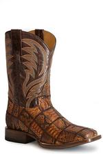 Roper Mens Python Check Hi/Lo Brown-20-6510-8224BR