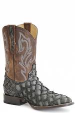 Roper Mens Predator Pirarucu Black/Grey-20-8819-3802GY