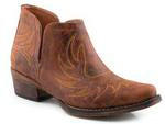 Roper Womens Ava Ankle Boot Tan-21-1567-3045TA