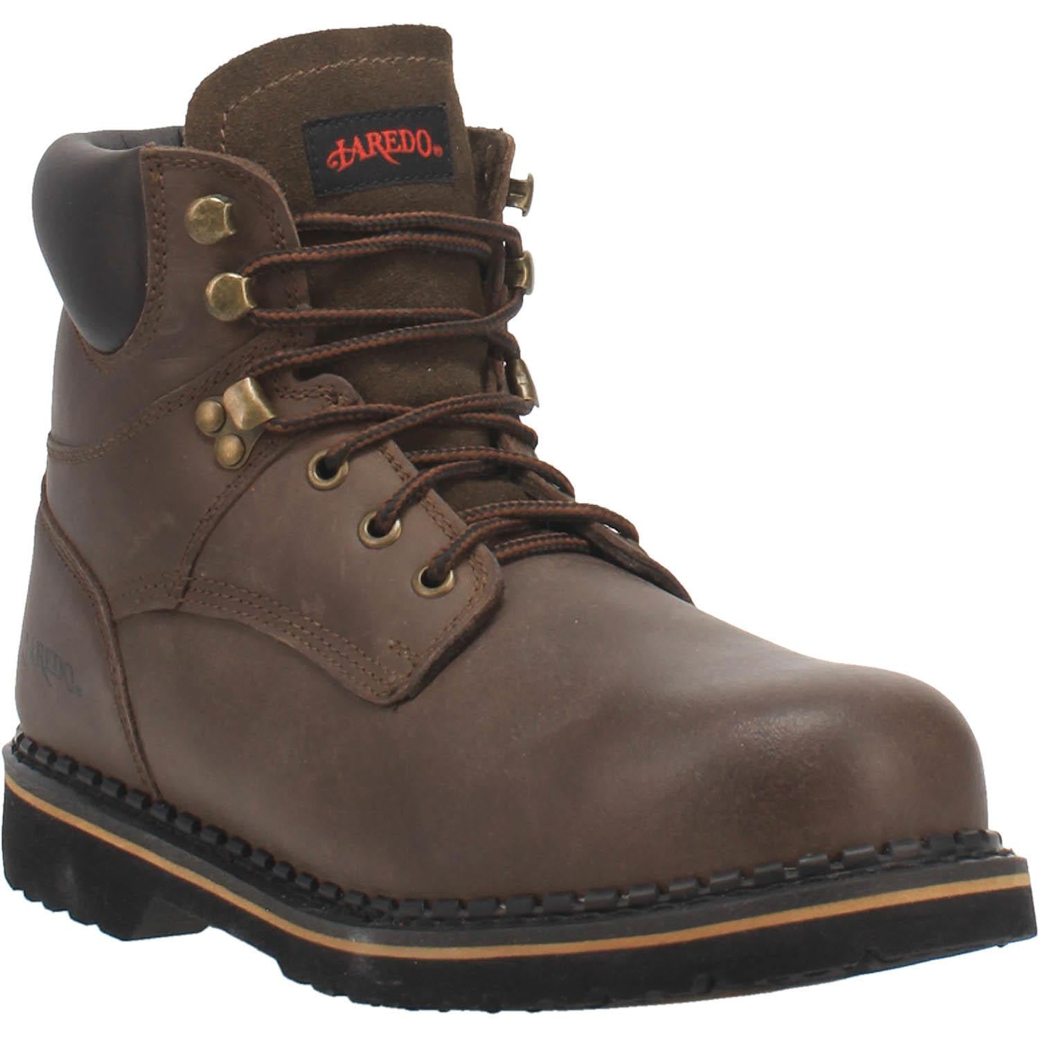 Laredo Mens Hub Tack-soft Toe Western Lace-Up Boot-66144