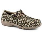 Roper Womens Driving Mo Chillin Tan Leopard-21-1791-2614TA