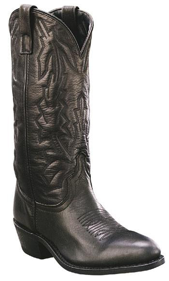 Laredo Mens Black Deertan Western Cowboy Boot-6691