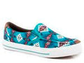 Roper Womens Angelfire Slipon Blue Multi Az - Burgundy-21-3016-2874BU