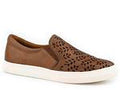 Roper Womens Mane Slip Burnished Tan Perfo - Tan-21-940-2144TA
