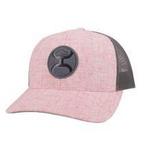 Hooey Blush Pnk/Gry Snpbck Gry Logo-2104T-PKGY