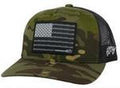 Hooey Liberty Roper Camo Snpbck Flag-2110T-GRBK