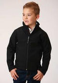 Roper Kids Rangegear Hi Tech Fleece Jacke - Blue-397-780-6002BL