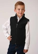 Roper Kids Rangegear Hi Tech Fleece Vest - Blue-397-782-6002BL