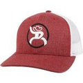 Hooey Strap Red/Wht Snpbck Wht Logo-4029T-RDWH