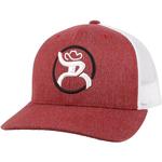 Hooey Strap Red/Wht Snpbck Wht Logo-4029T-RDWH
