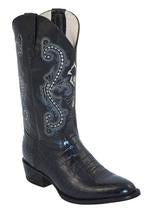 Ferrini Boots Mens Prnt Belly Gator R Toe Bk-40711-04