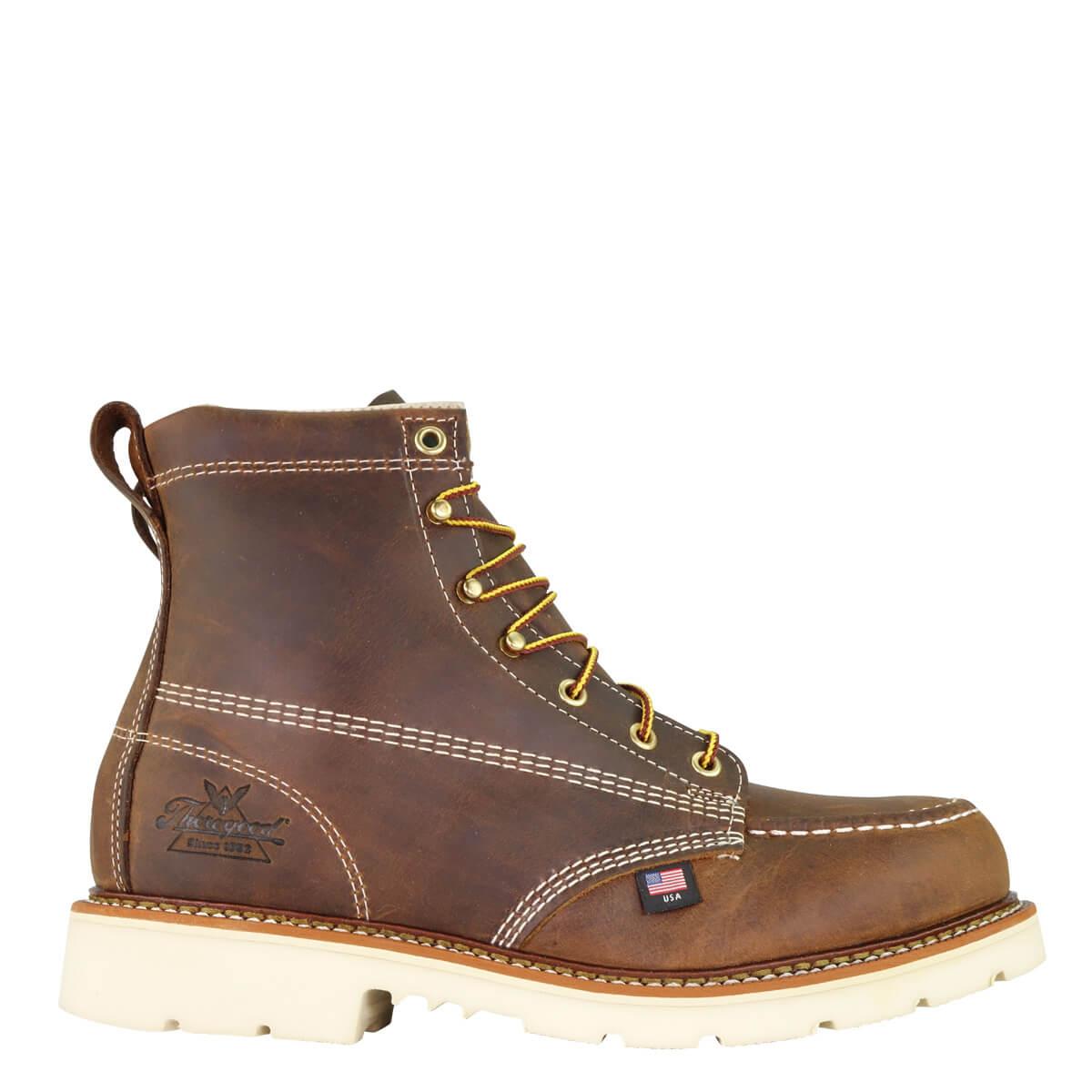Thorogood Mens Steel 6-Inch Moc Toe American-804-4375