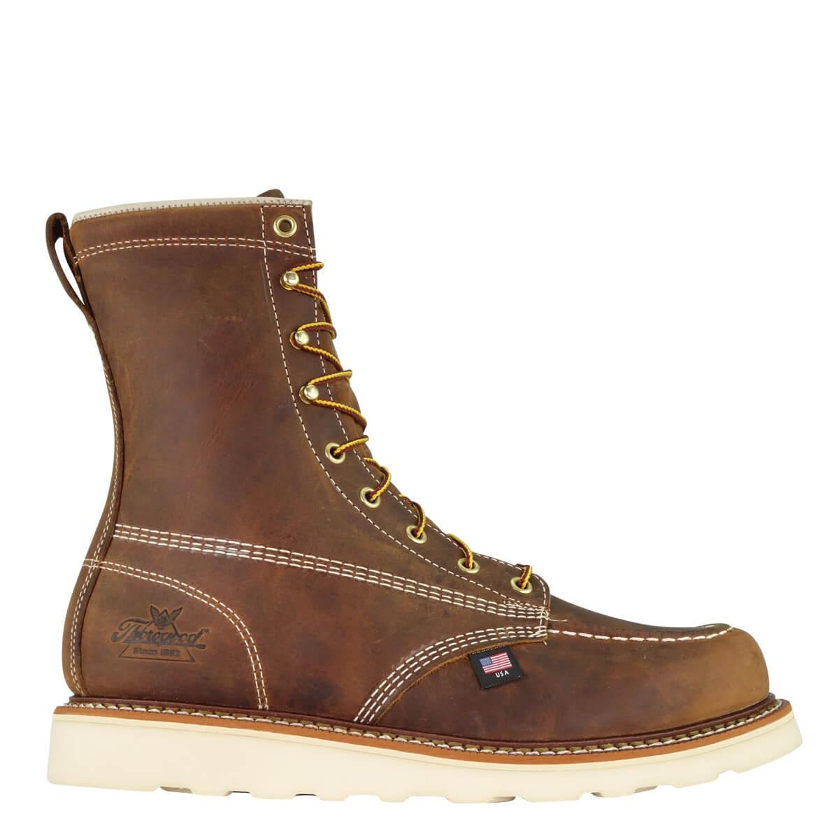 Thorogood Mens 8-Inch Lace-Up Moc Toe American-814-4178