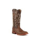 Ferrini Womens Boots Prnt Caiman Sq Toe Sp Rst-90393-23