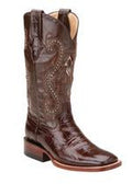 Ferrini Womens Boots Prnt Belly Gator Sq Toe-90793-09