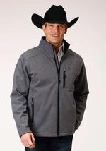 Roper Mens Rangegear Hi Tech Fleece Jacke 6138GY - Grey-97-780-6138GY