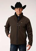 Roper Mens Rangegear Hi Tech Fleece Jacke 6139BR - Brown-97-780-6139BR