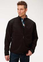Roper Mens Hi Tech Fleece Concary Jacket - Blue-97-788-524BL