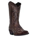 Laredo Mens Midnight Rider Brandy Fancysti Western Cowboy Boot-68419