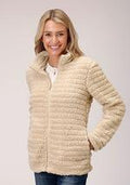 Roper Womens Polar Fleece Zipper - White-98-250-6179WH