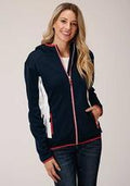 Roper Womens Micro Fleece Jacket - Burgundy-98-692-6127BU
