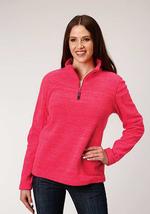 Roper Womens Polar Fleece Neon Pink - Pink-98-692-6145PI